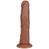 Vibrating Regular Curved Cock - 8 / 20,5 cm - Tan